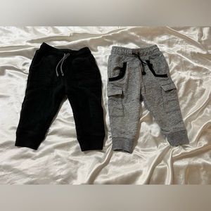 2Pack Cat & Jack Diamond Toddler Boys Cargo Joggers Sz 18M Pants